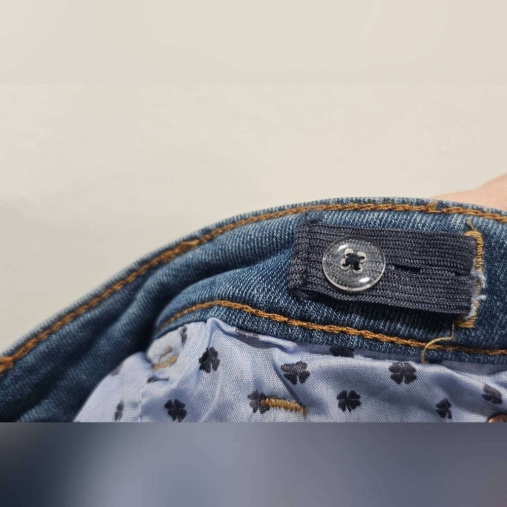 Lucky Brand Girls Zoe Skinny Medium Wash Denim Jean Adjustable Waist Size 12 - Picture 11 of 16